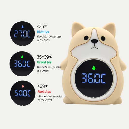 Badetermometer til baby