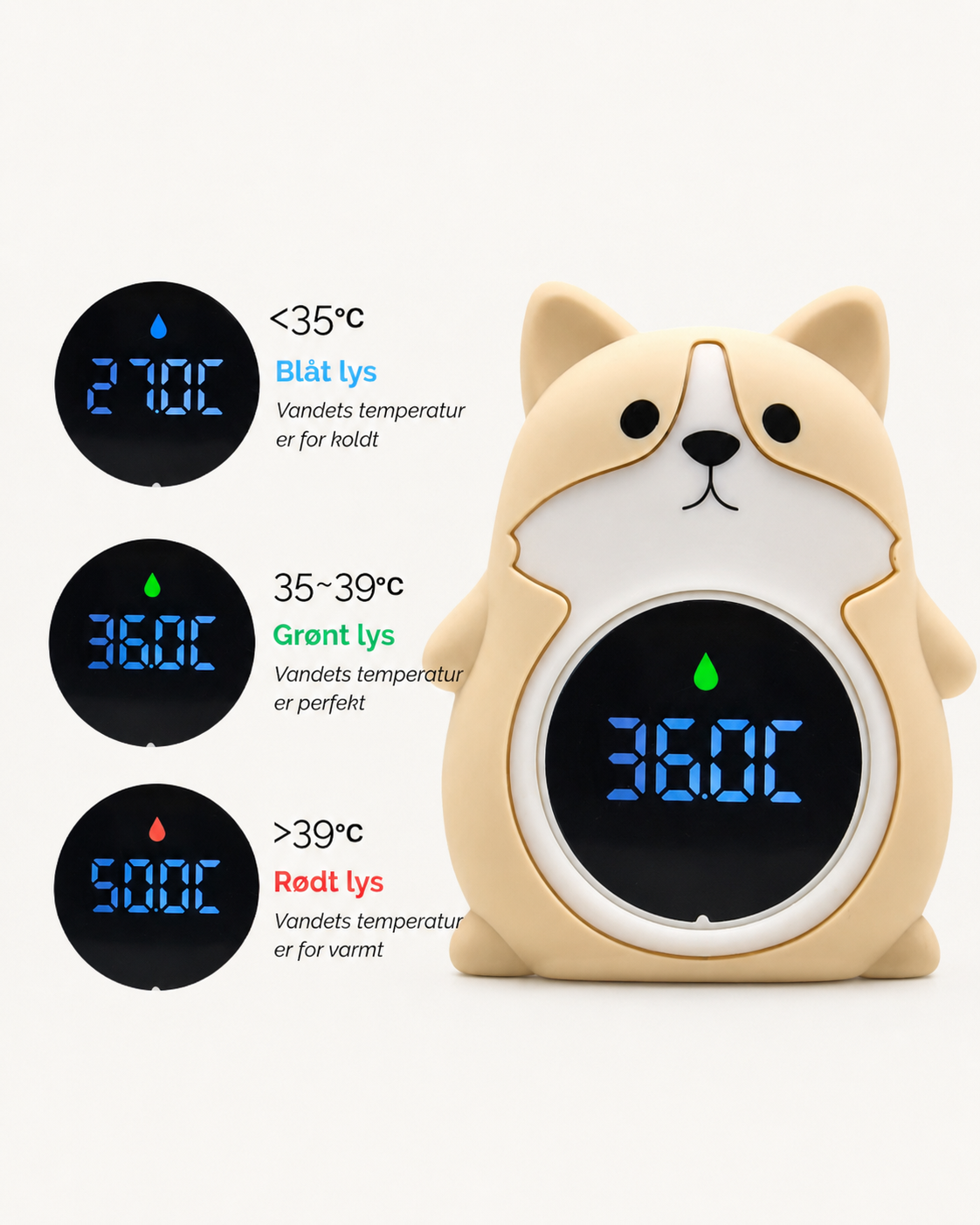 Digitalt badetermometer
